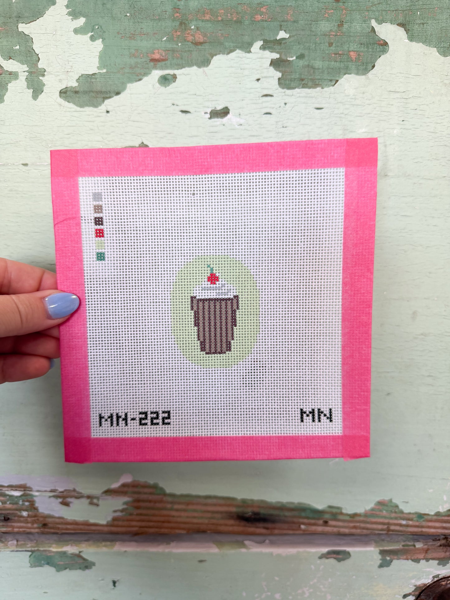 Chocolate Milkshake Mini Canvas