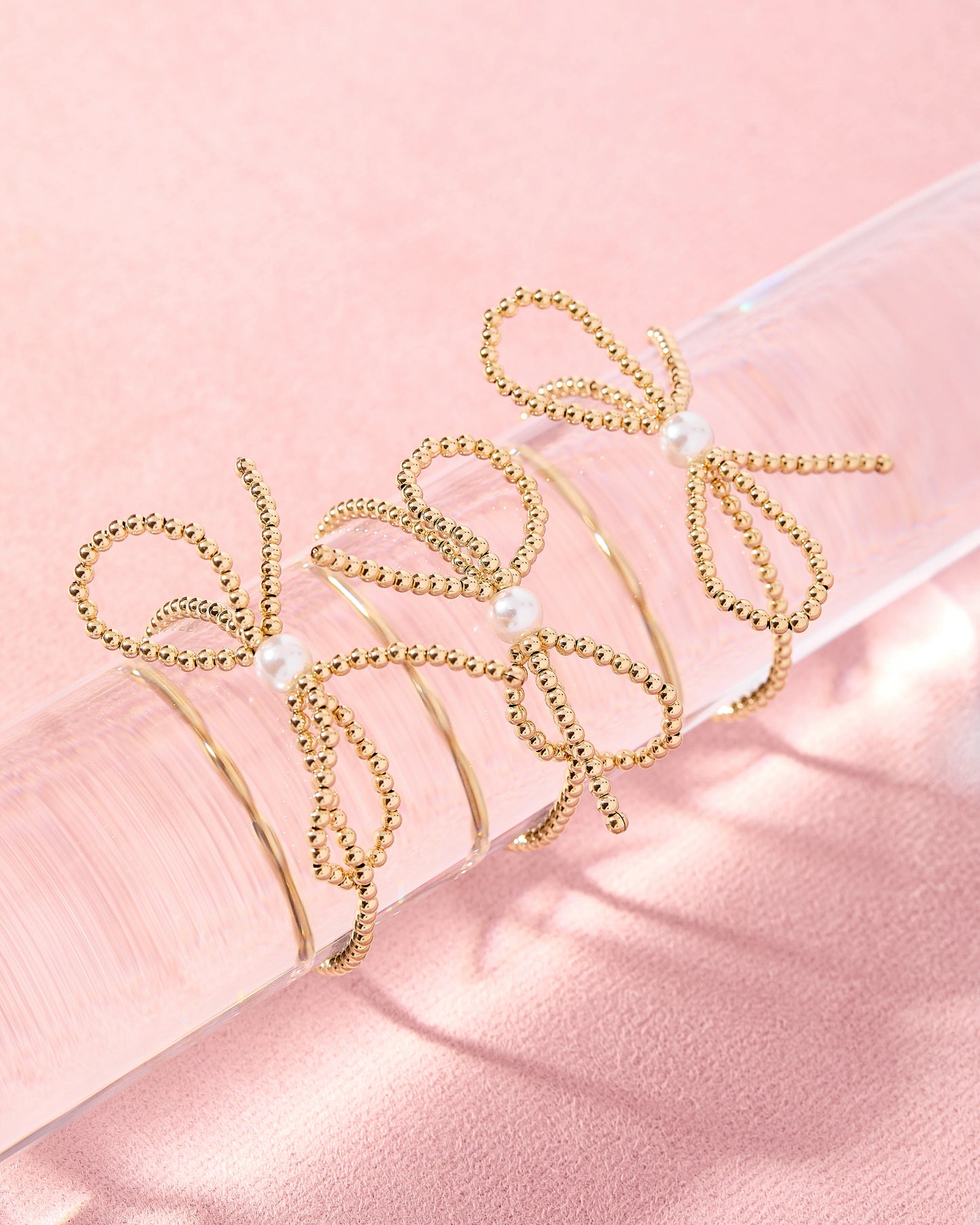 Gold Bow Bracelet - Extended