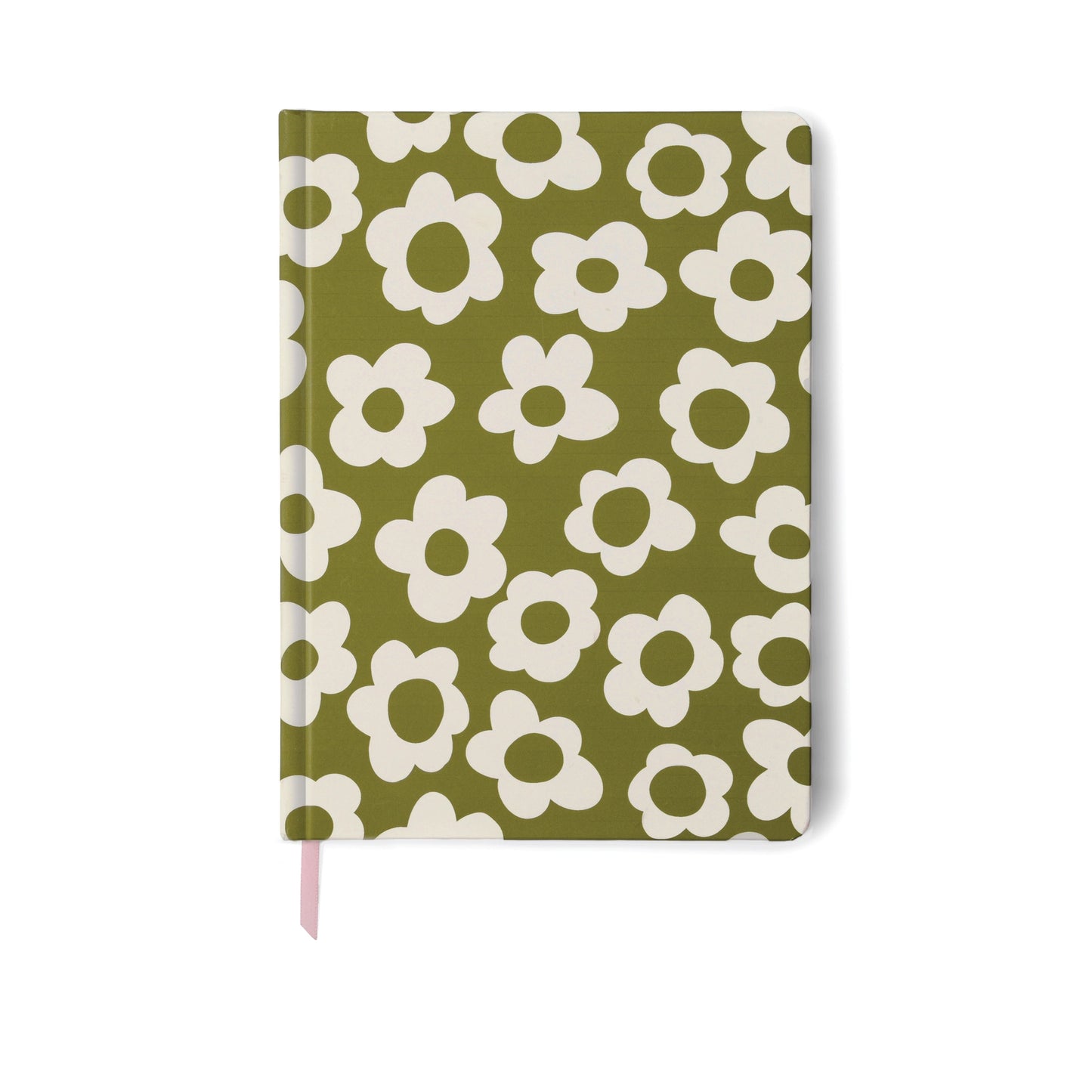 Green Groovy Floral Jumbo Journal