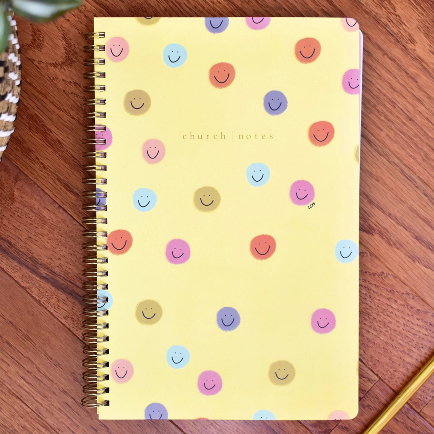 Smiley Church Notes Notebook