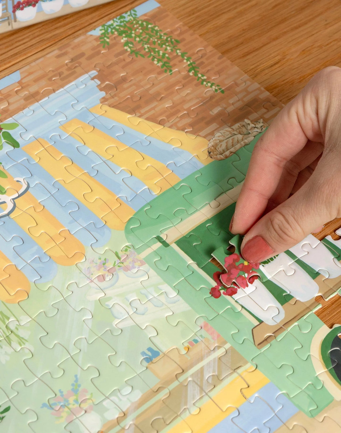 Flower Shop Panoramic Puzzle