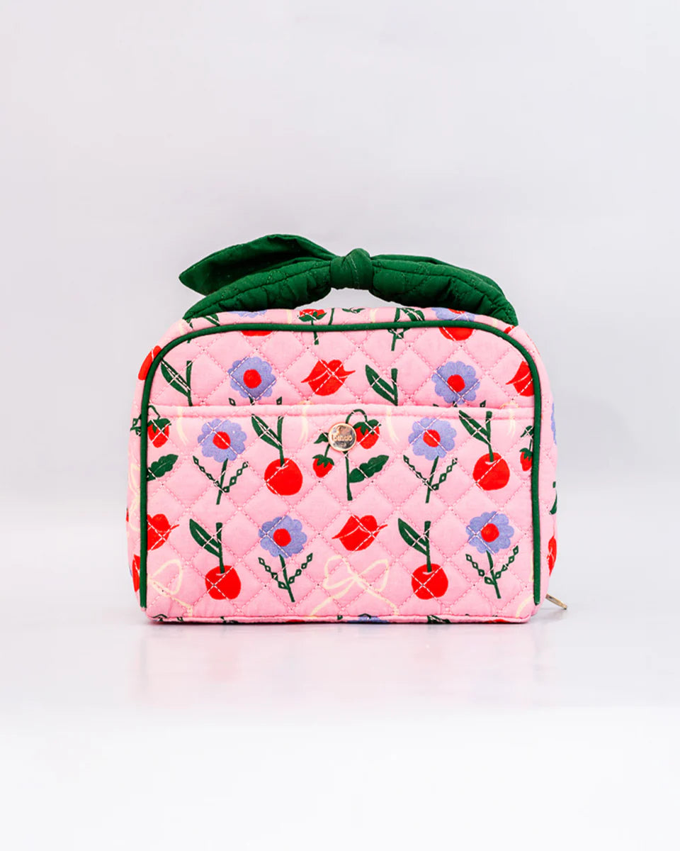 Getaway Toiletry Bag Cherry Lips