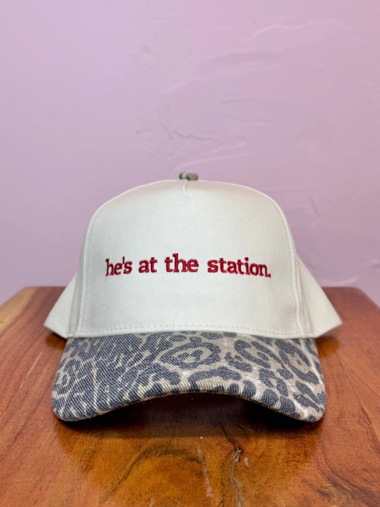 He's at the Station Trucker Hat