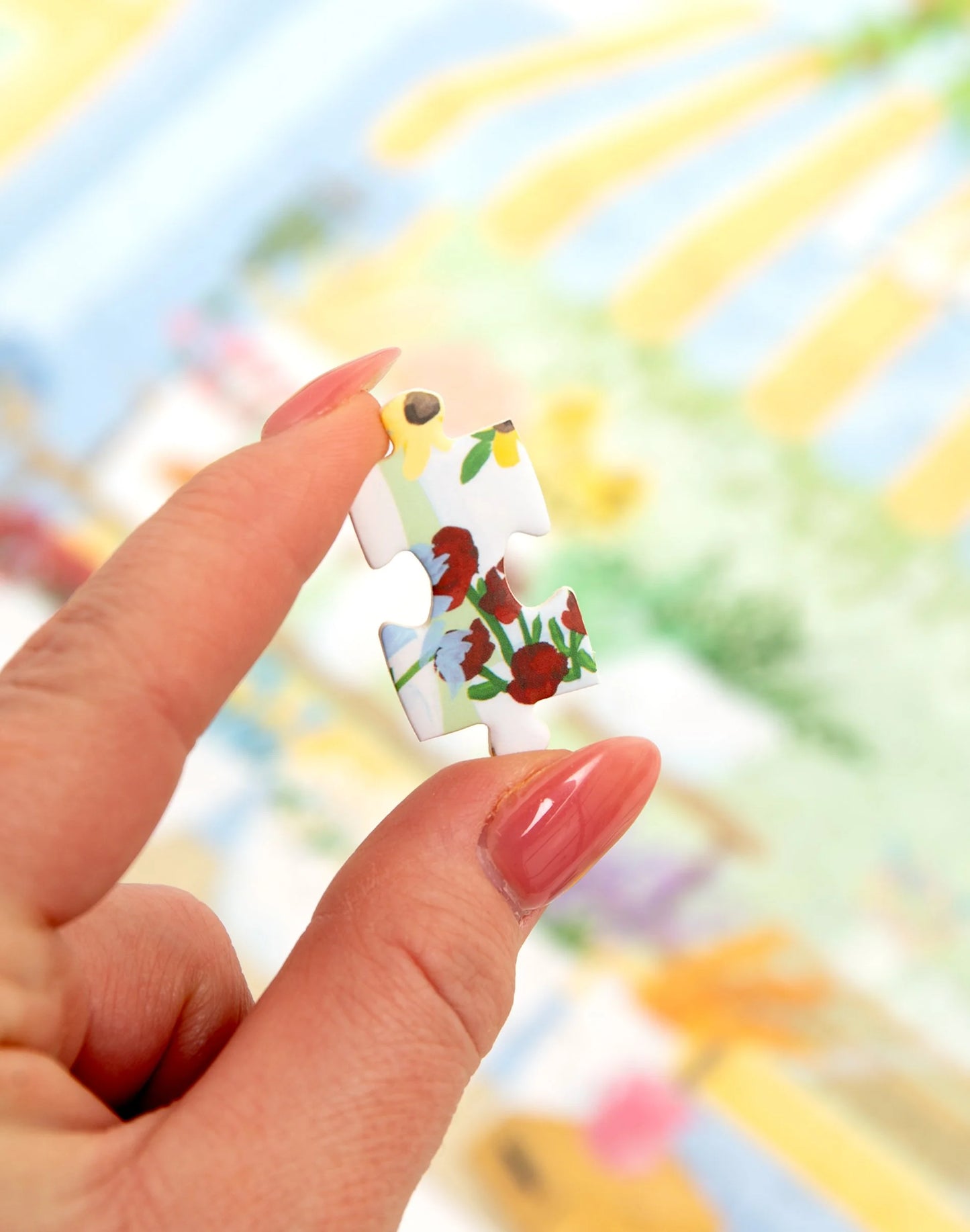 Flower Shop Panoramic Puzzle