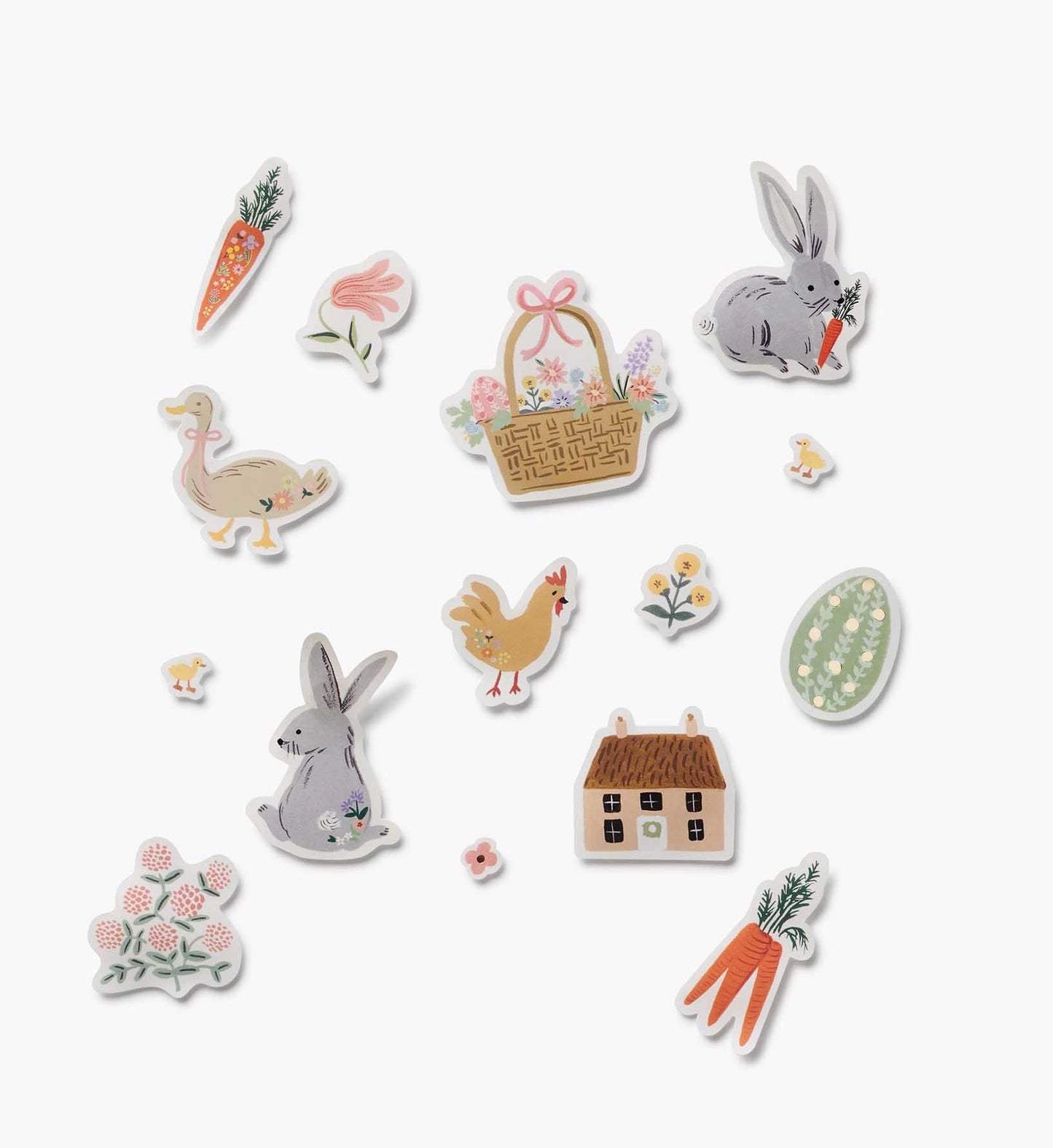 Spring Farm Sticker Set