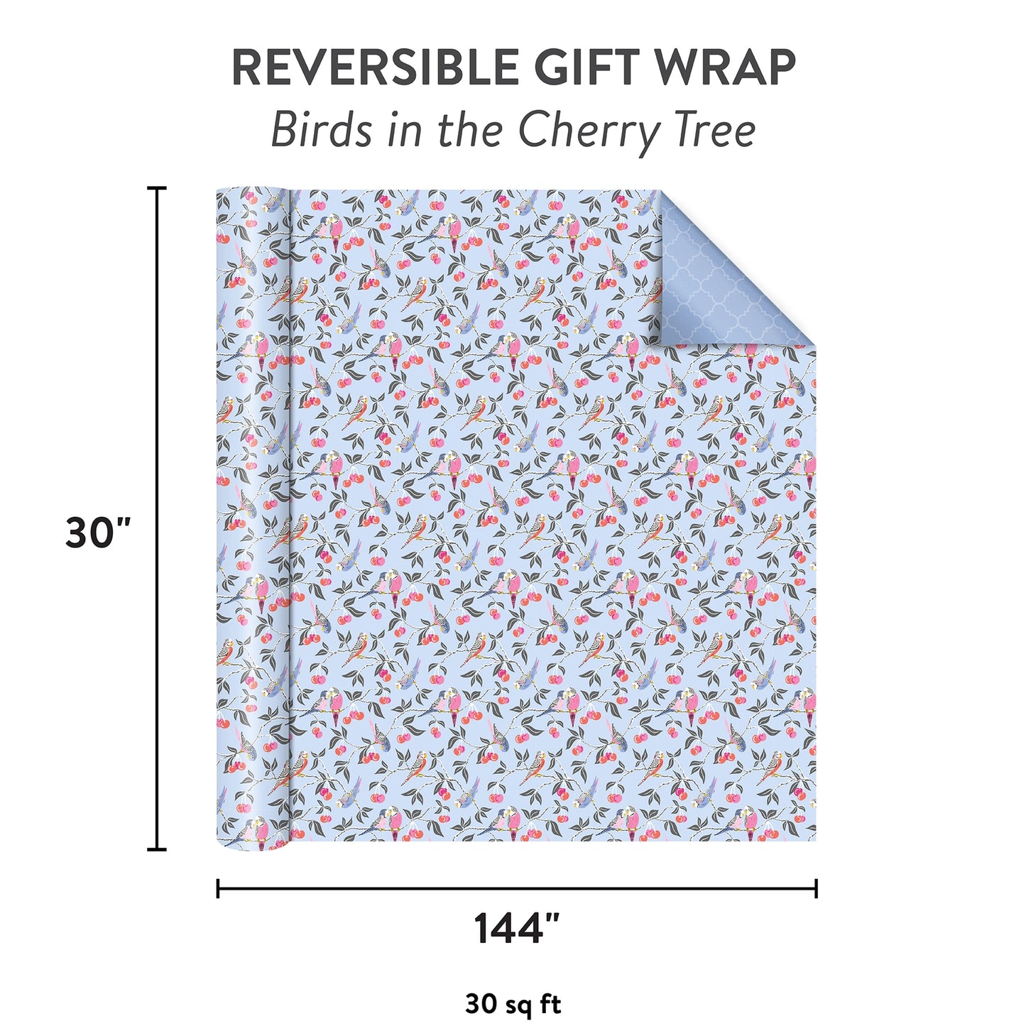 Birds in the Cherry Tree Gift Wrap