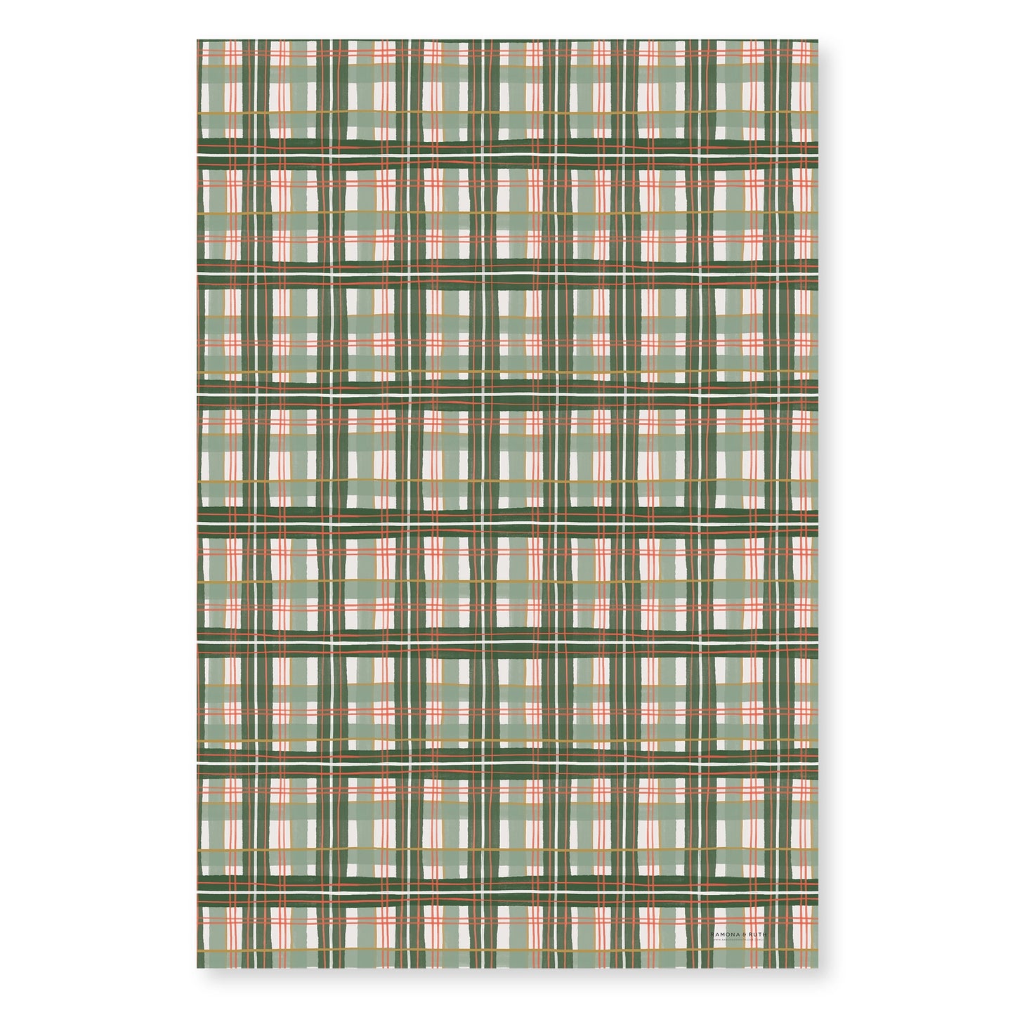 Holiday Plaid Gift Wrap