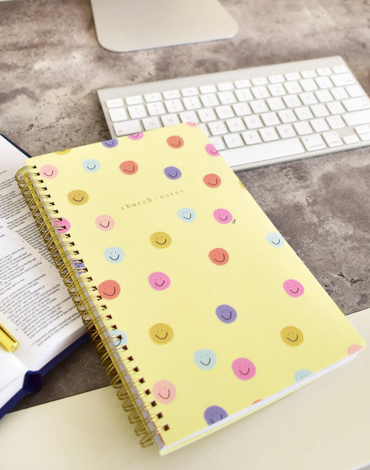 Smiley Church Notes Notebook
