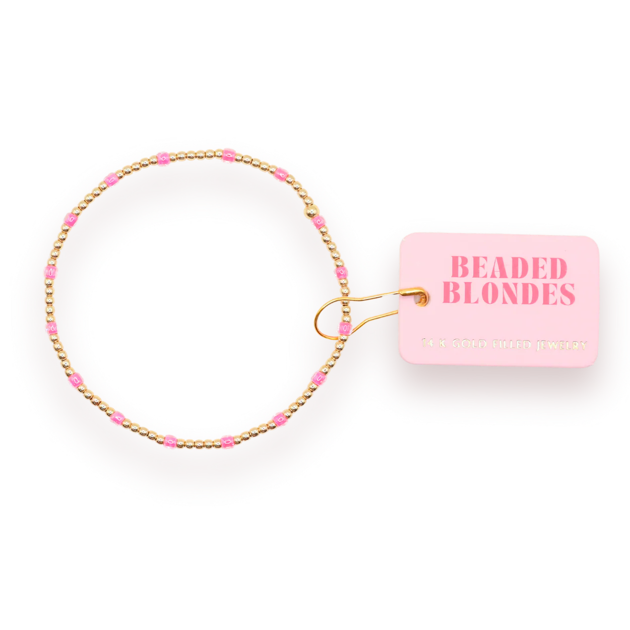 Dainty Poppi Bracelet, Hot Pink