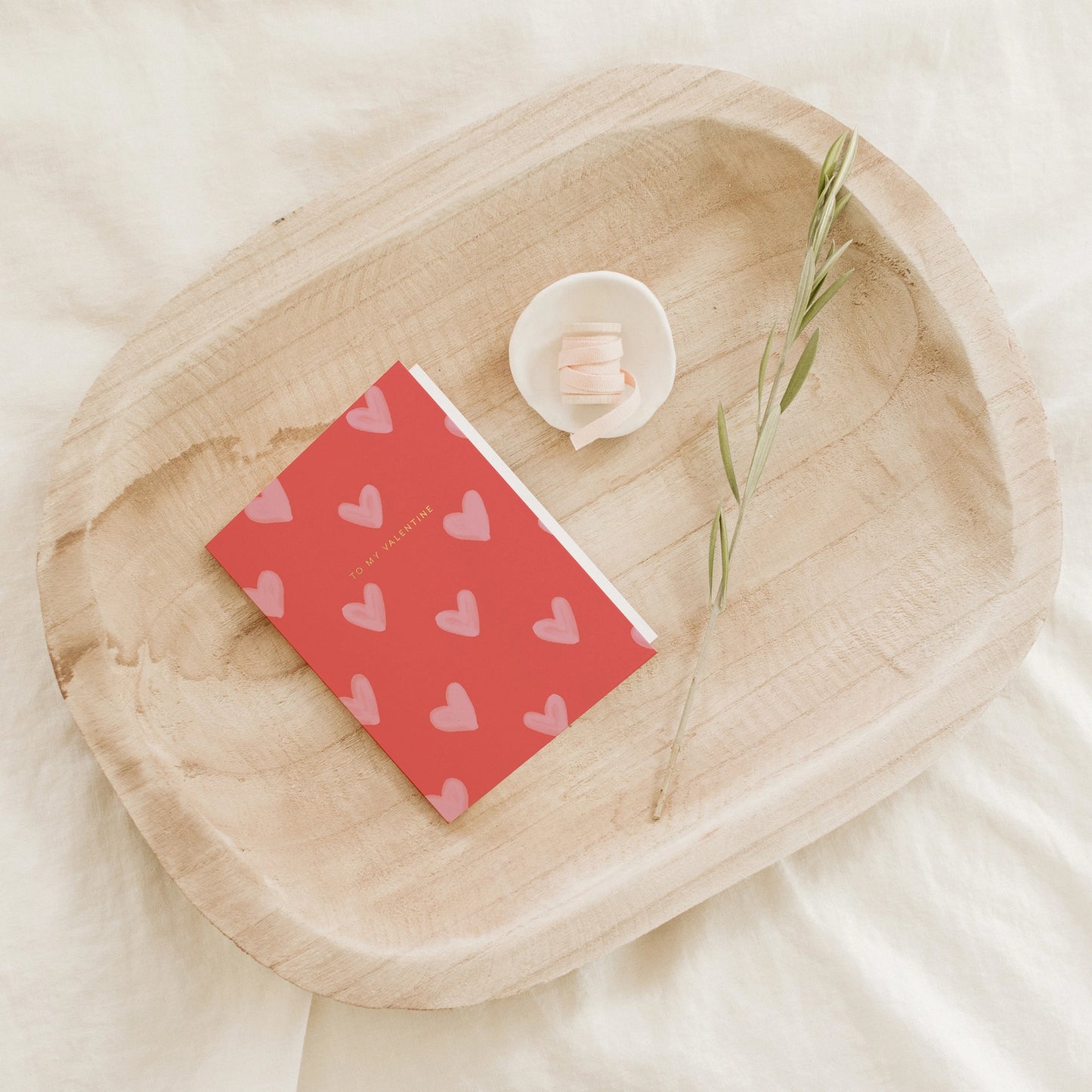 My Valentine Pink Heart Card