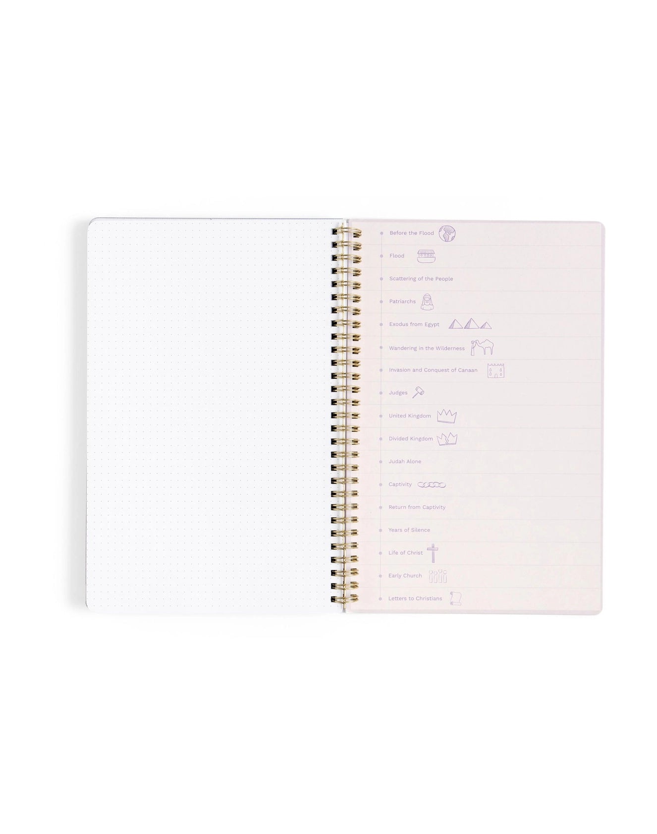 Lilac Church Notes Notebook