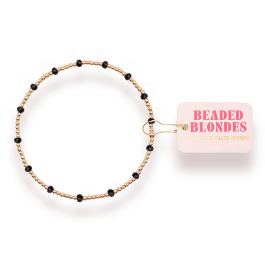 Dainty Poppi Bracelet, Black