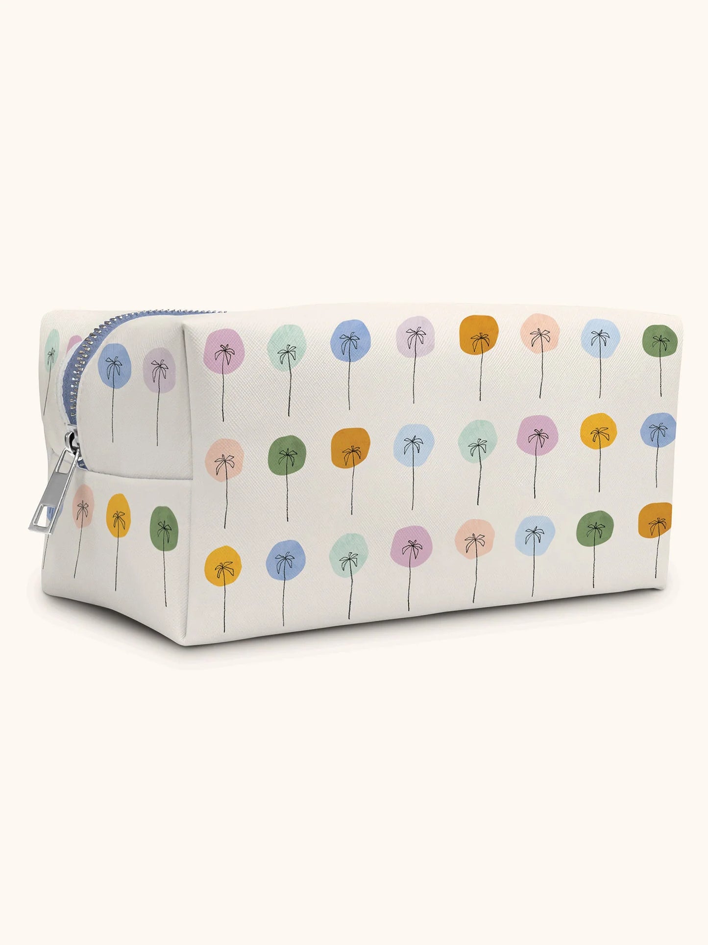 Dotted Palms Cosmetic Pouch