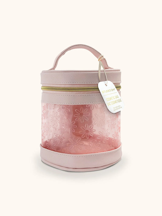 Jane Bucket Cosmetic Pouch - Pressed Petal