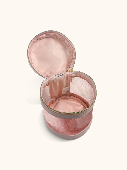 Jane Bucket Cosmetic Pouch - Pressed Petal