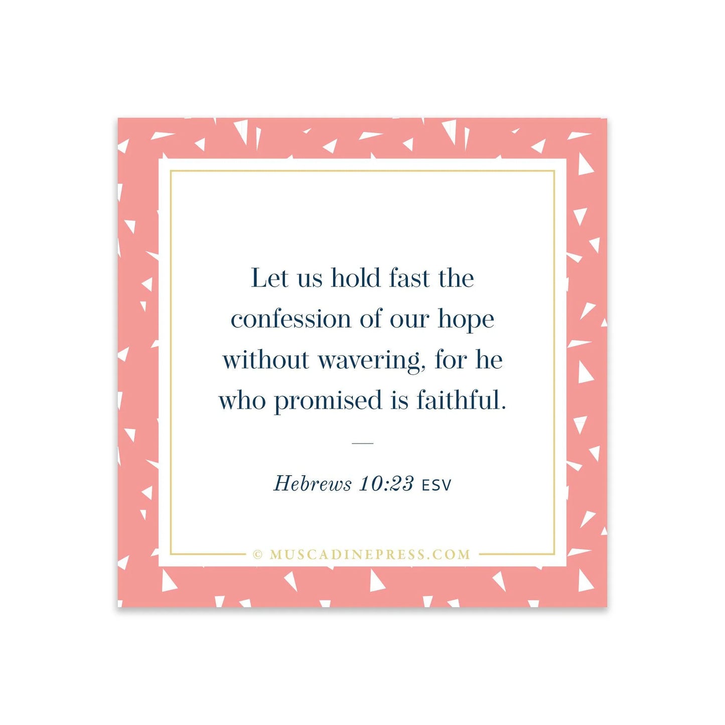 He Who Promised Scripture Cling