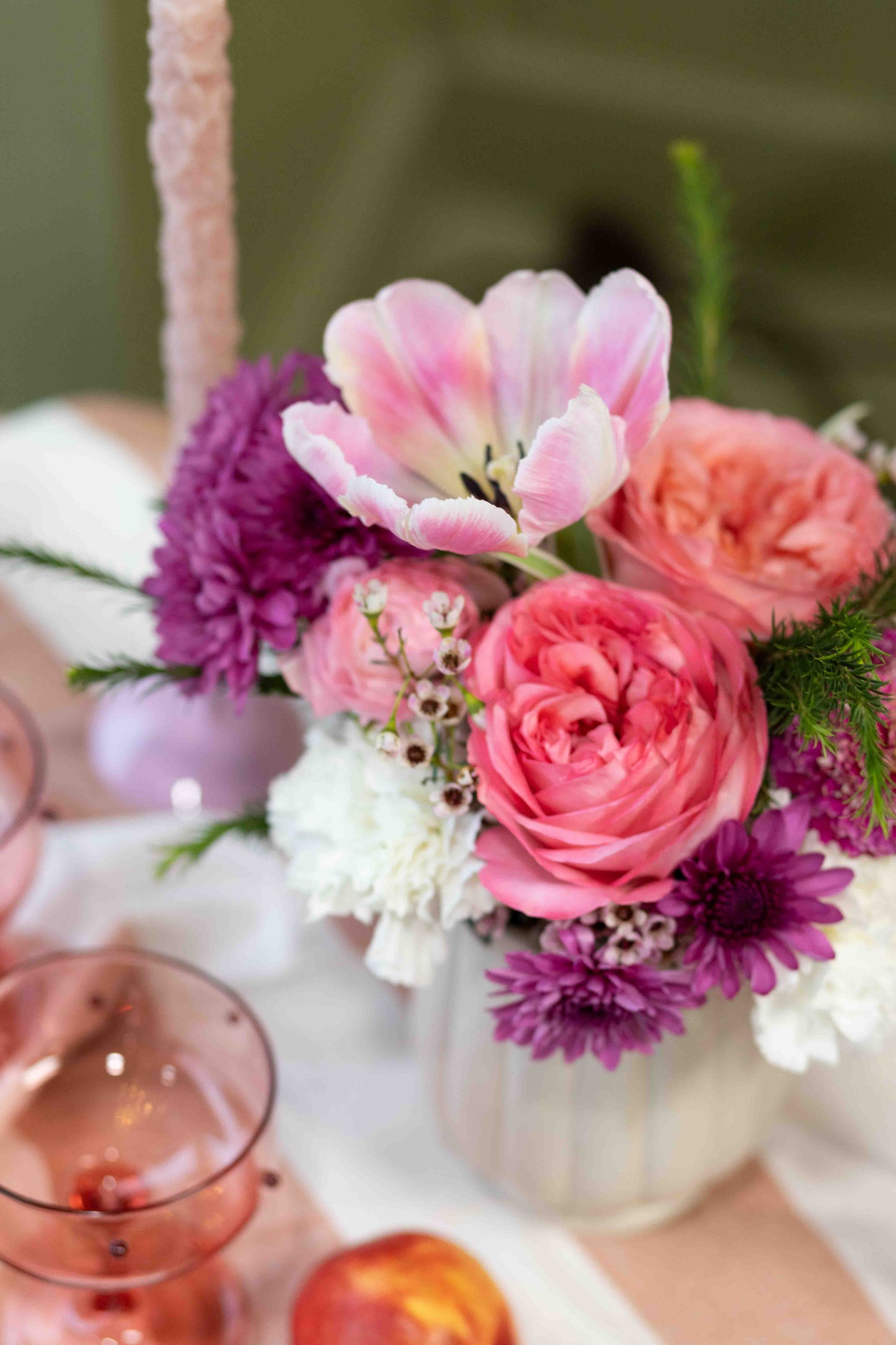 Pre-Order Small Compote Arrangement