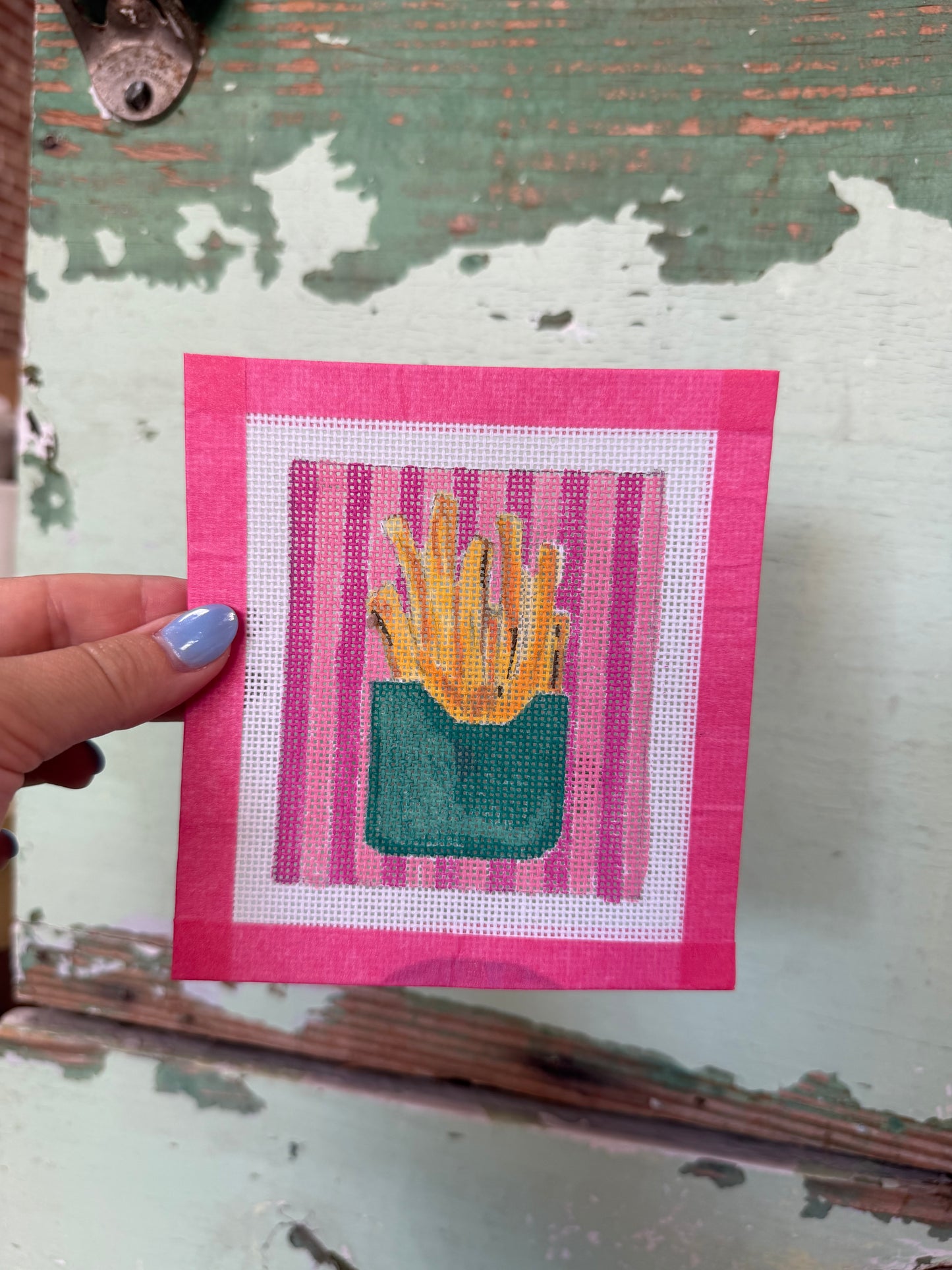 Fries Needlepoint Canvas