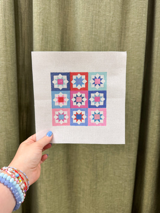 Americana Patchwork Needlepoint Canvas