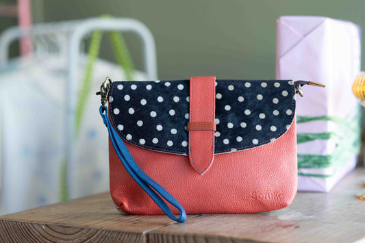 Saddle Print Crossbody Bag