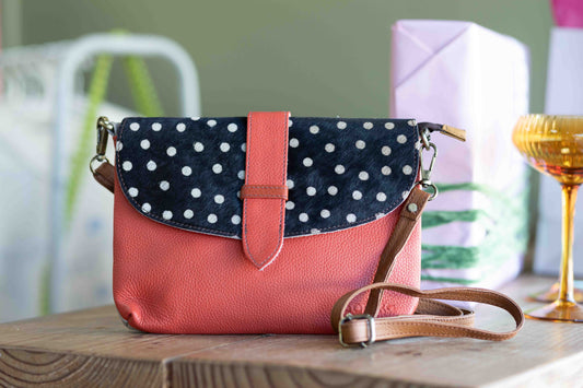 Saddle Print Crossbody Bag