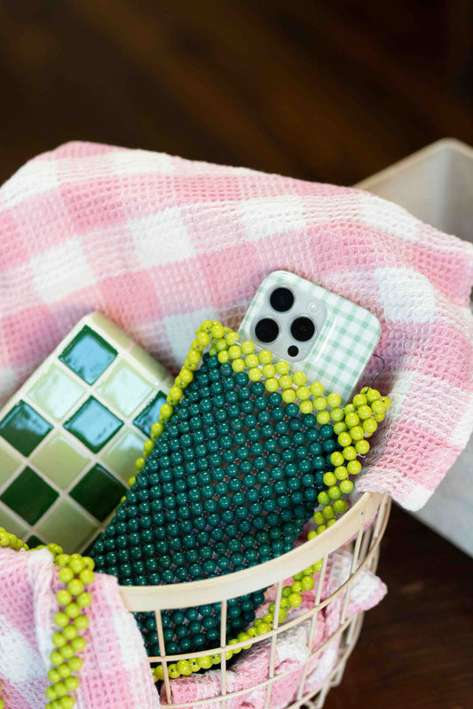 Acrylic Bead Phone Bag Crossbody