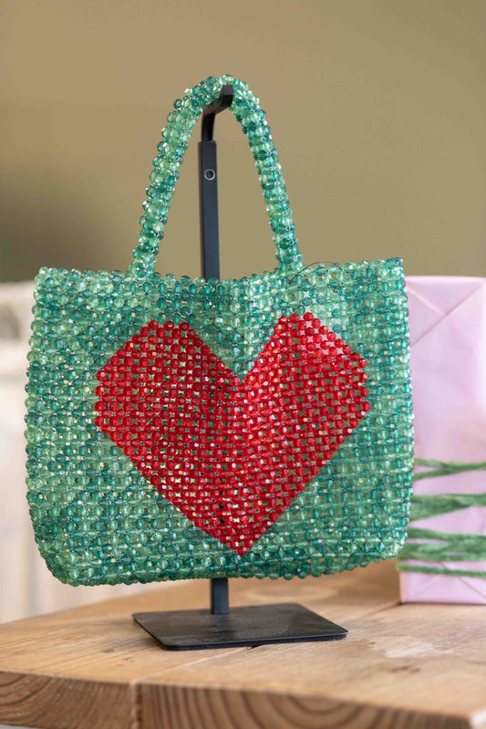 Acrylic Bead Icon Handbag