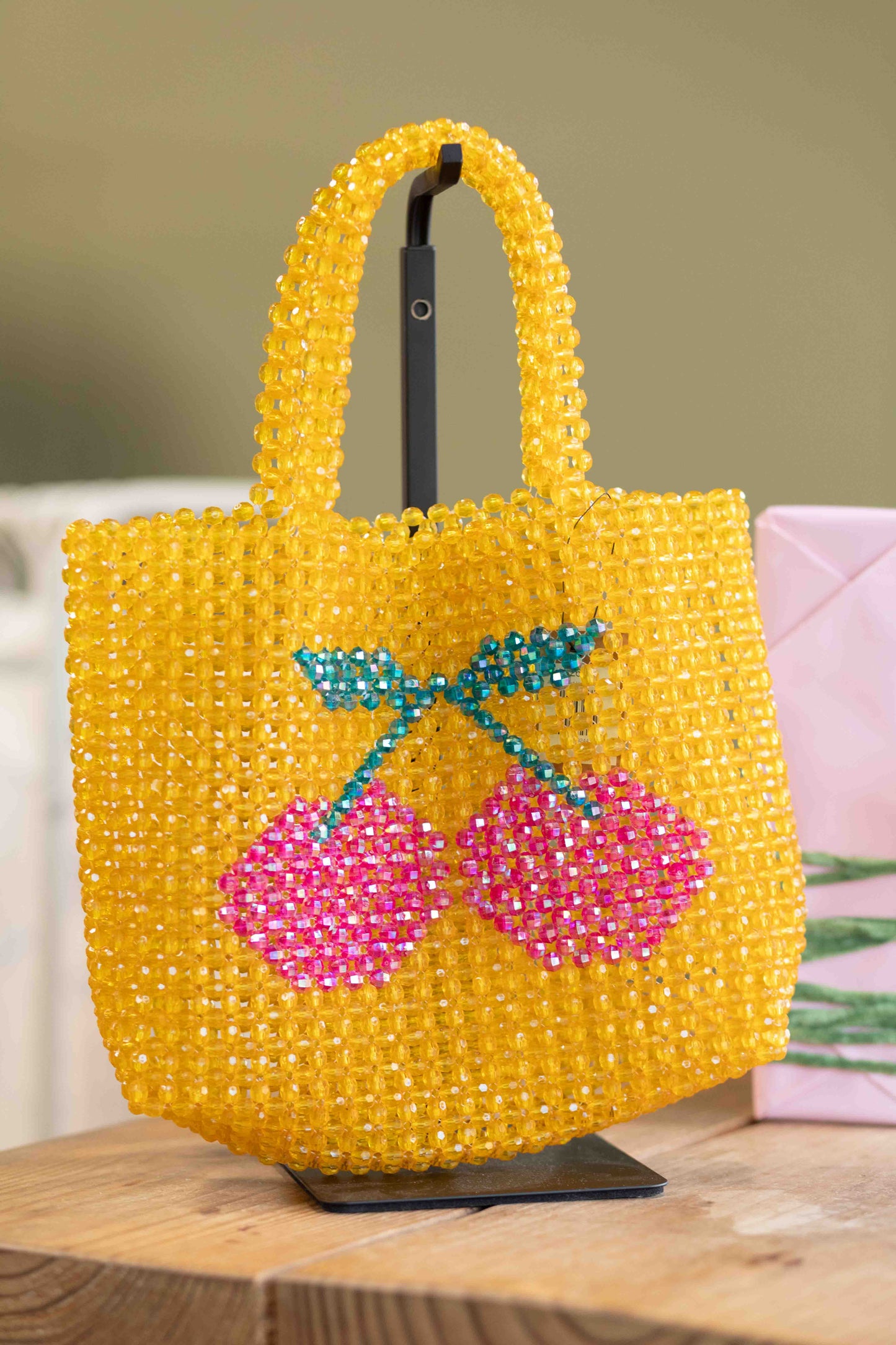 Acrylic Bead Icon Handbag