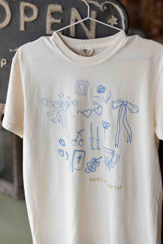 Dwell + Flourish Icon Tshirt