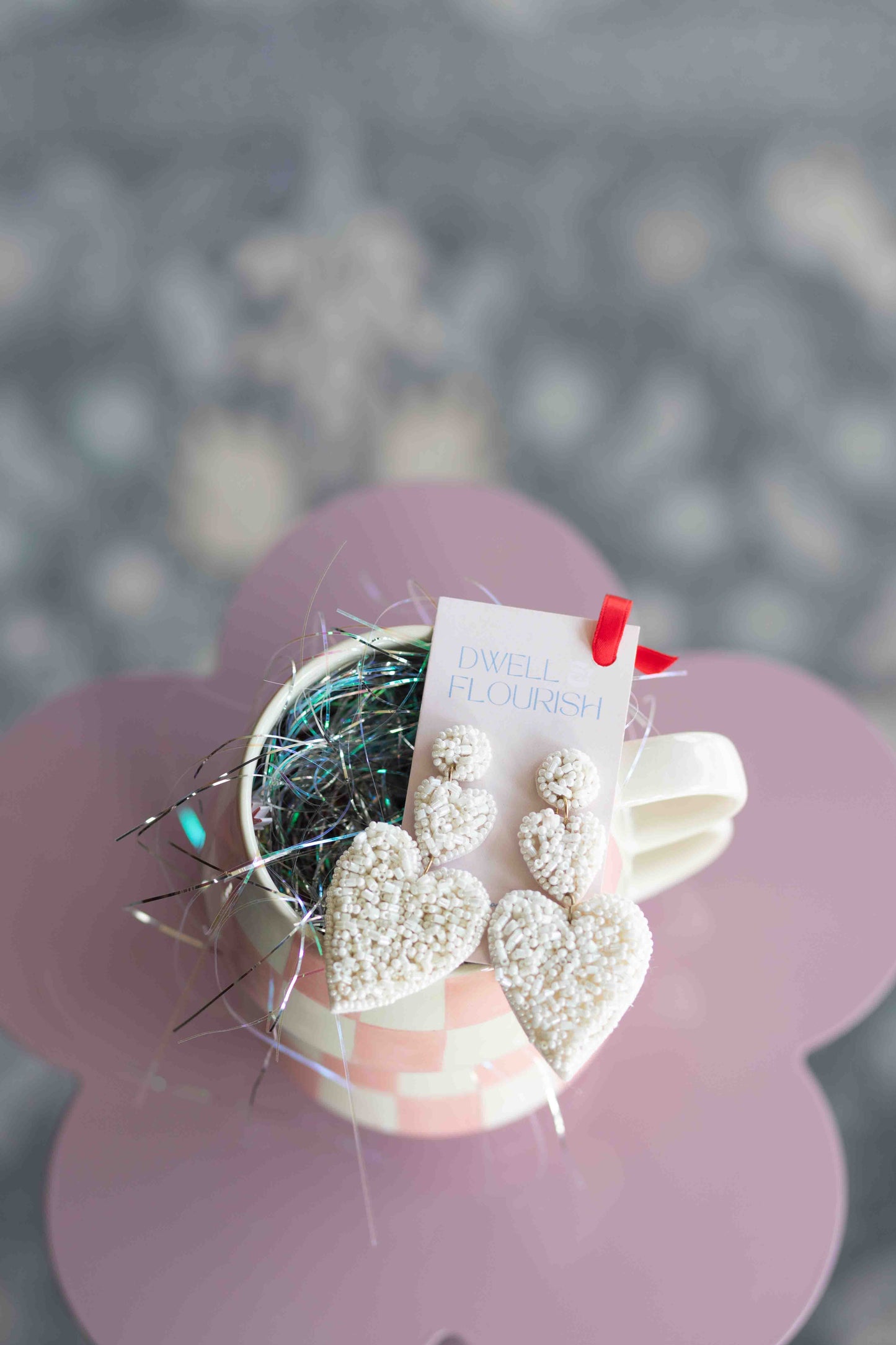 Double the Love Beaded Earrings