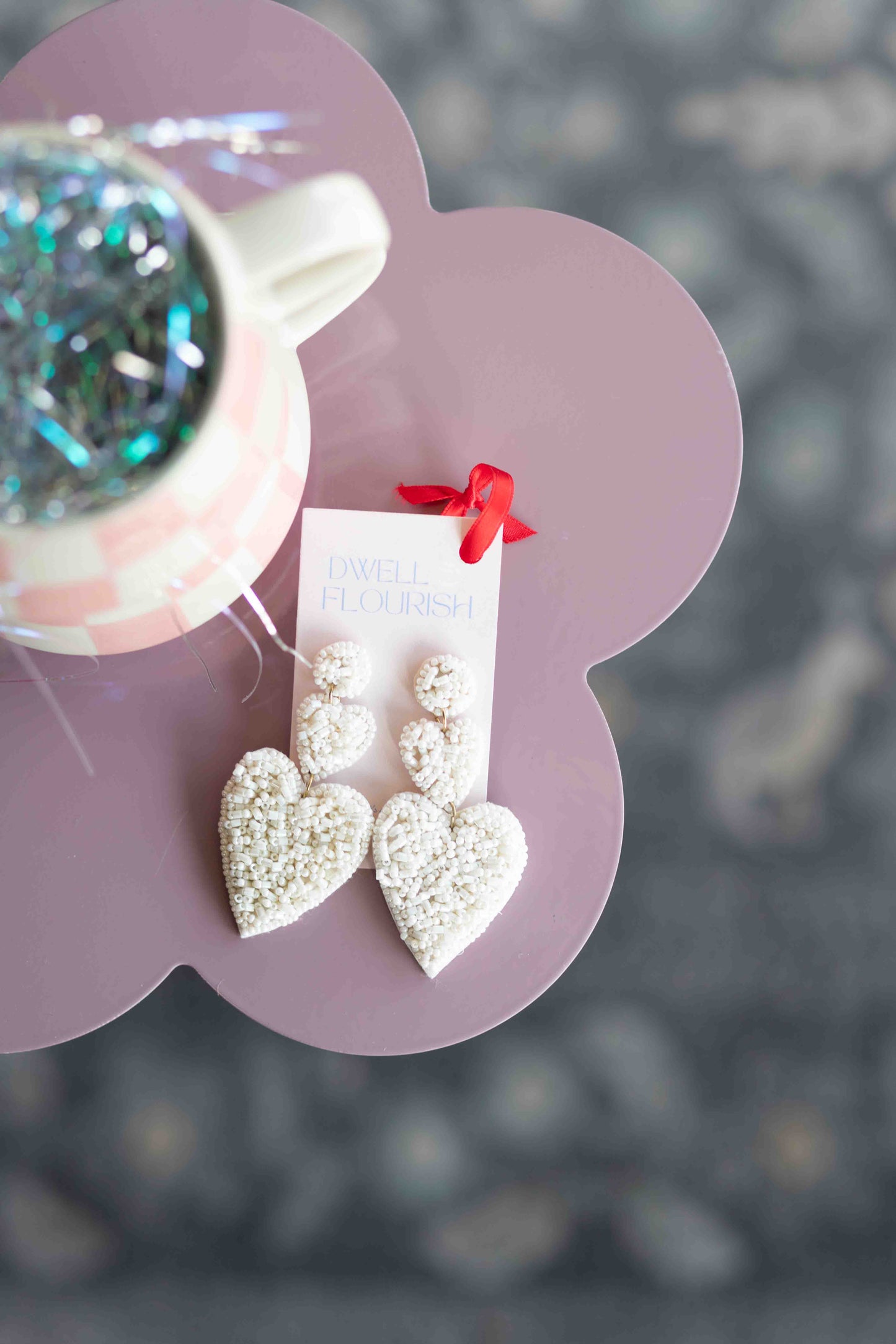 Double the Love Beaded Earrings