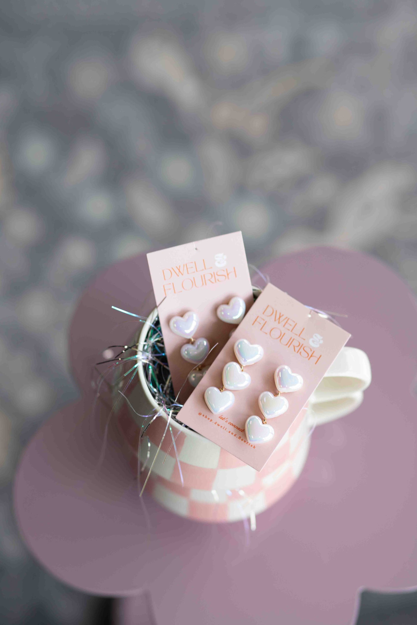 Lizzie Heart Earring