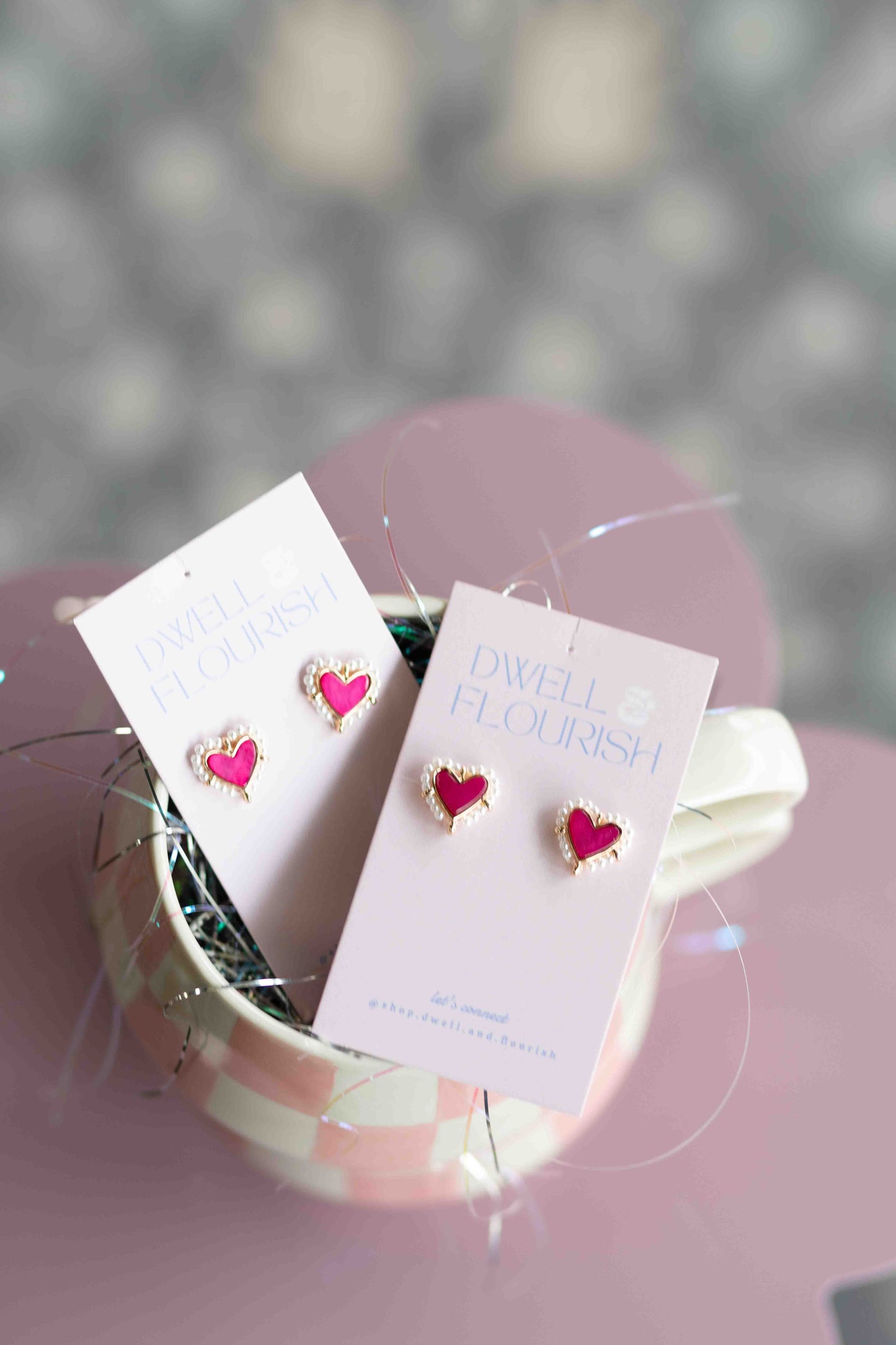 Lover Heart Stud Earrings