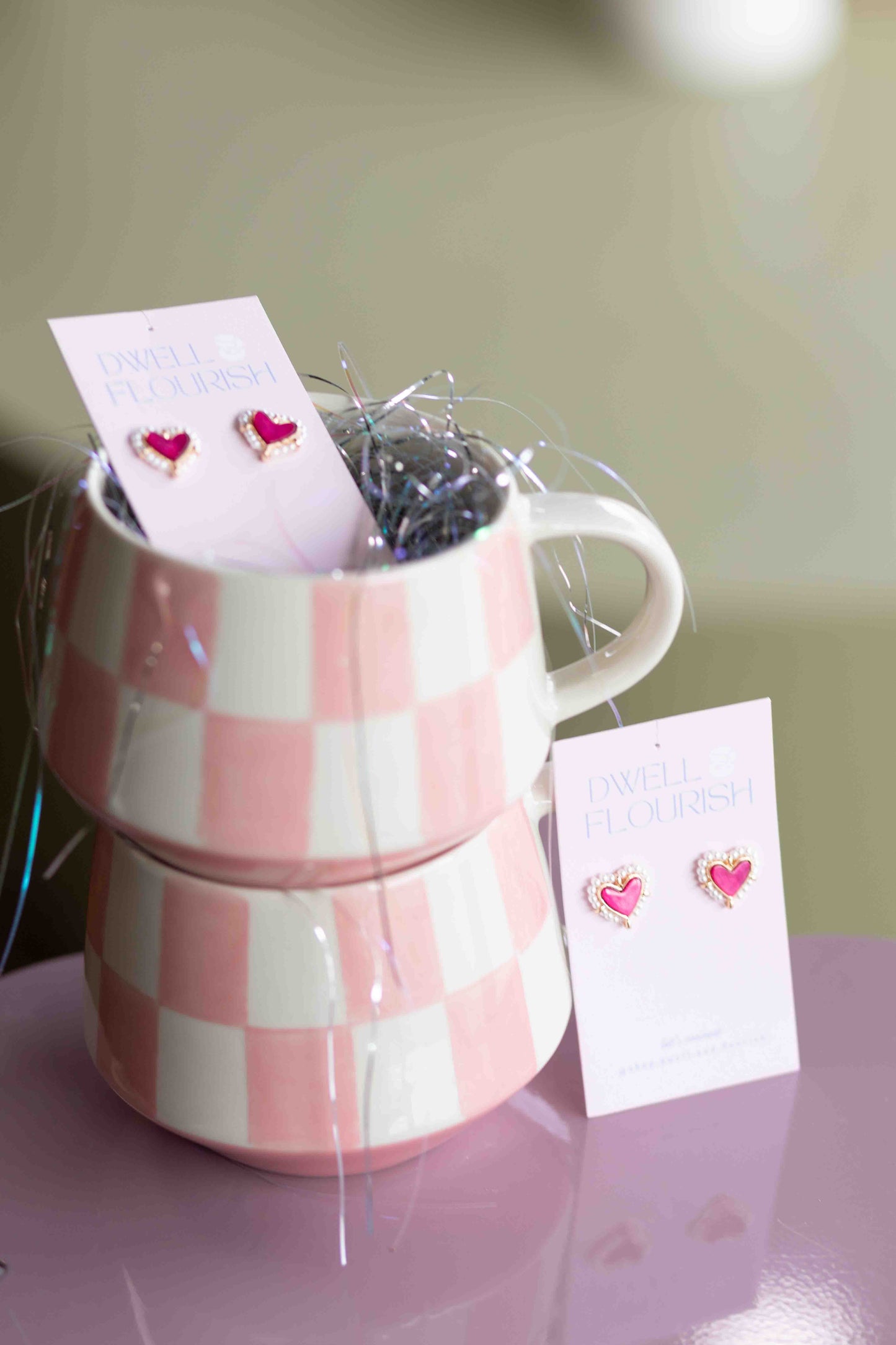 Lover Heart Stud Earrings