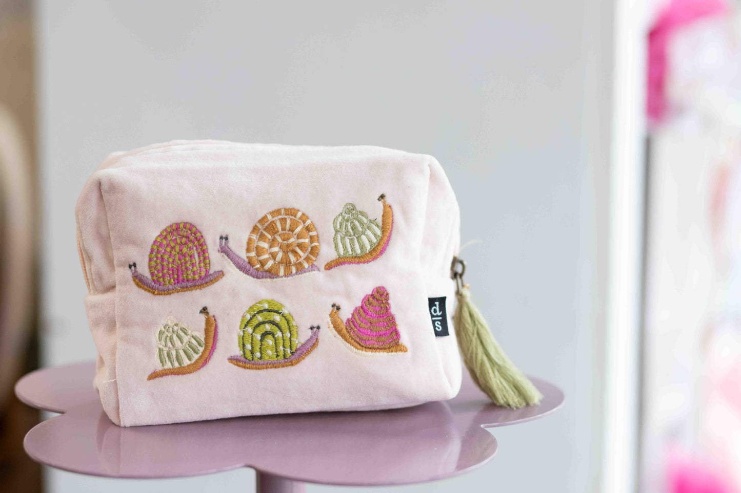 Gardenland Embroidered Pouch