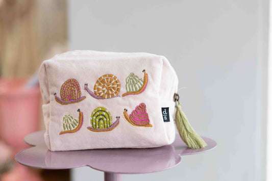 Gardenland Embroidered Pouch
