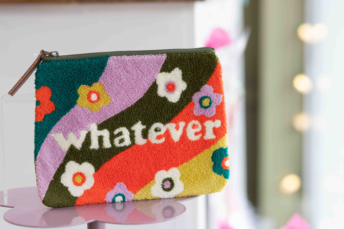 Whatever Embroidered Bag