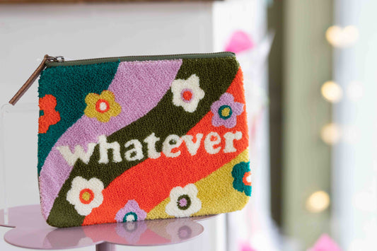 Whatever Embroidered Bag