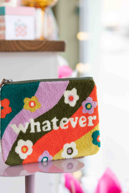 Whatever Embroidered Bag