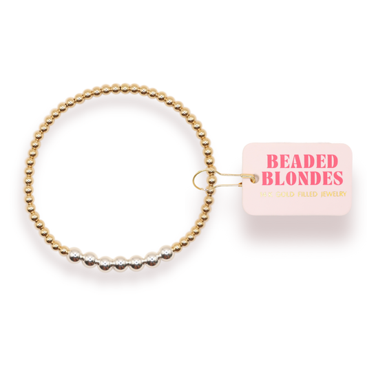 Lucky Mixed Metal Bracelet