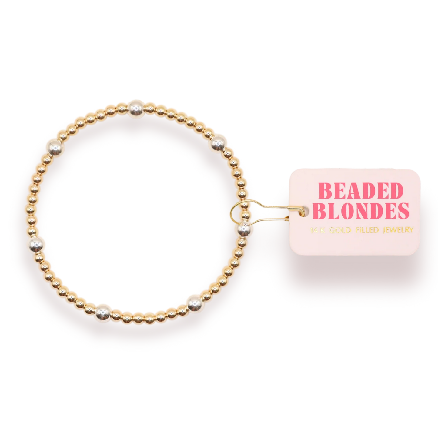 Olive Bracelet, Gold with Silver