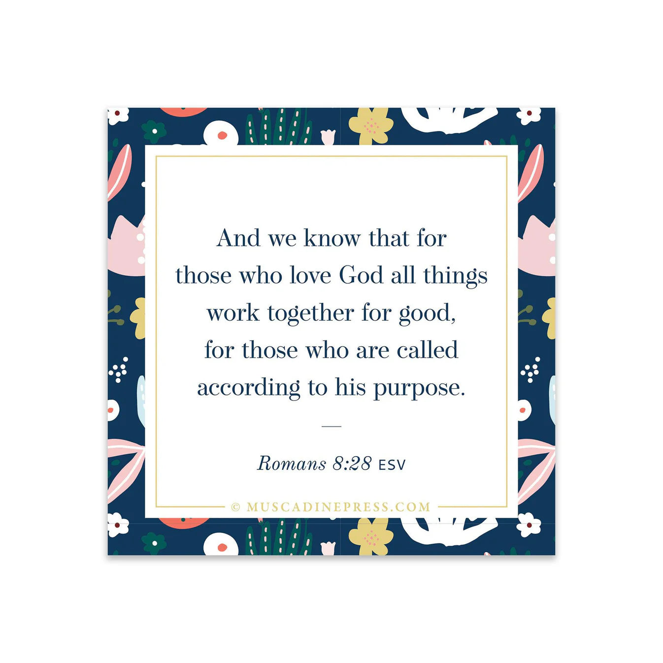 All Things Work Together Scripture Cling