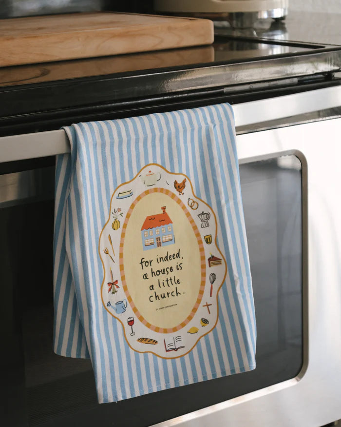House Little Church Tea Towel