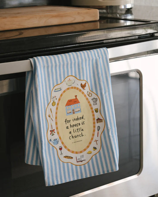 House Little Church Tea Towel