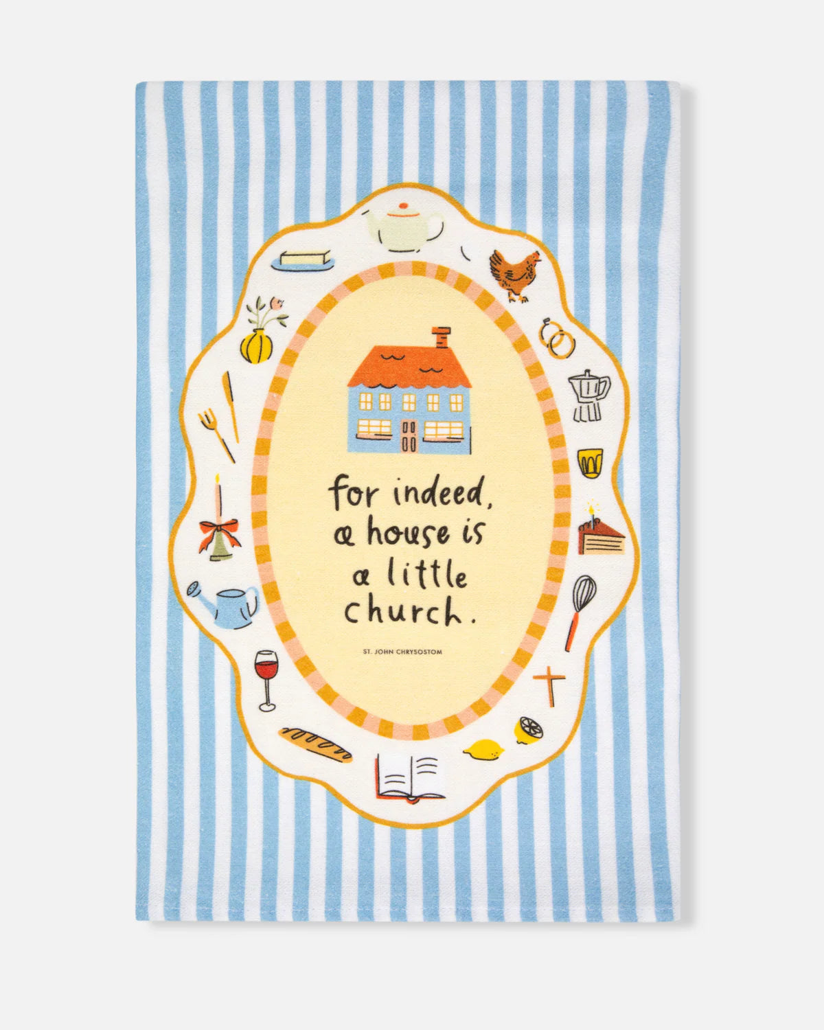 House Little Church Tea Towel