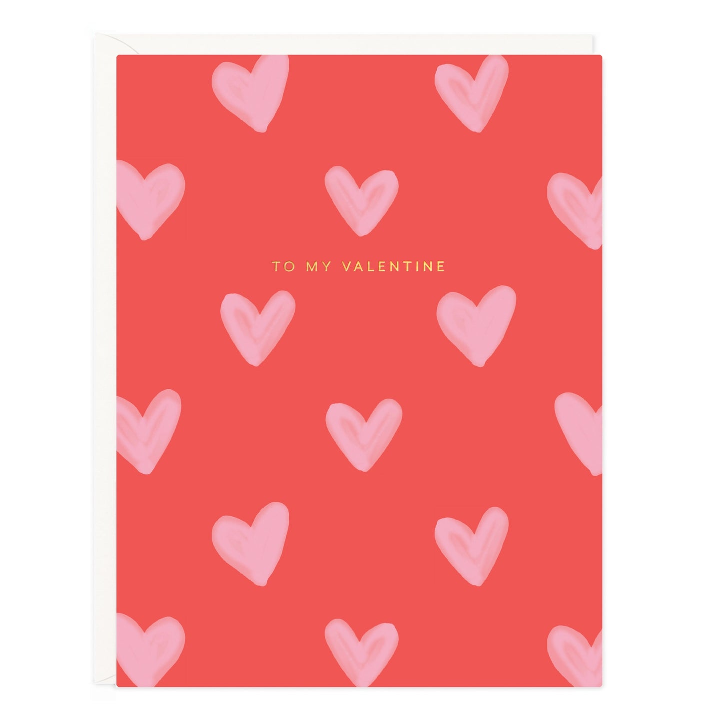 My Valentine Pink Heart Card