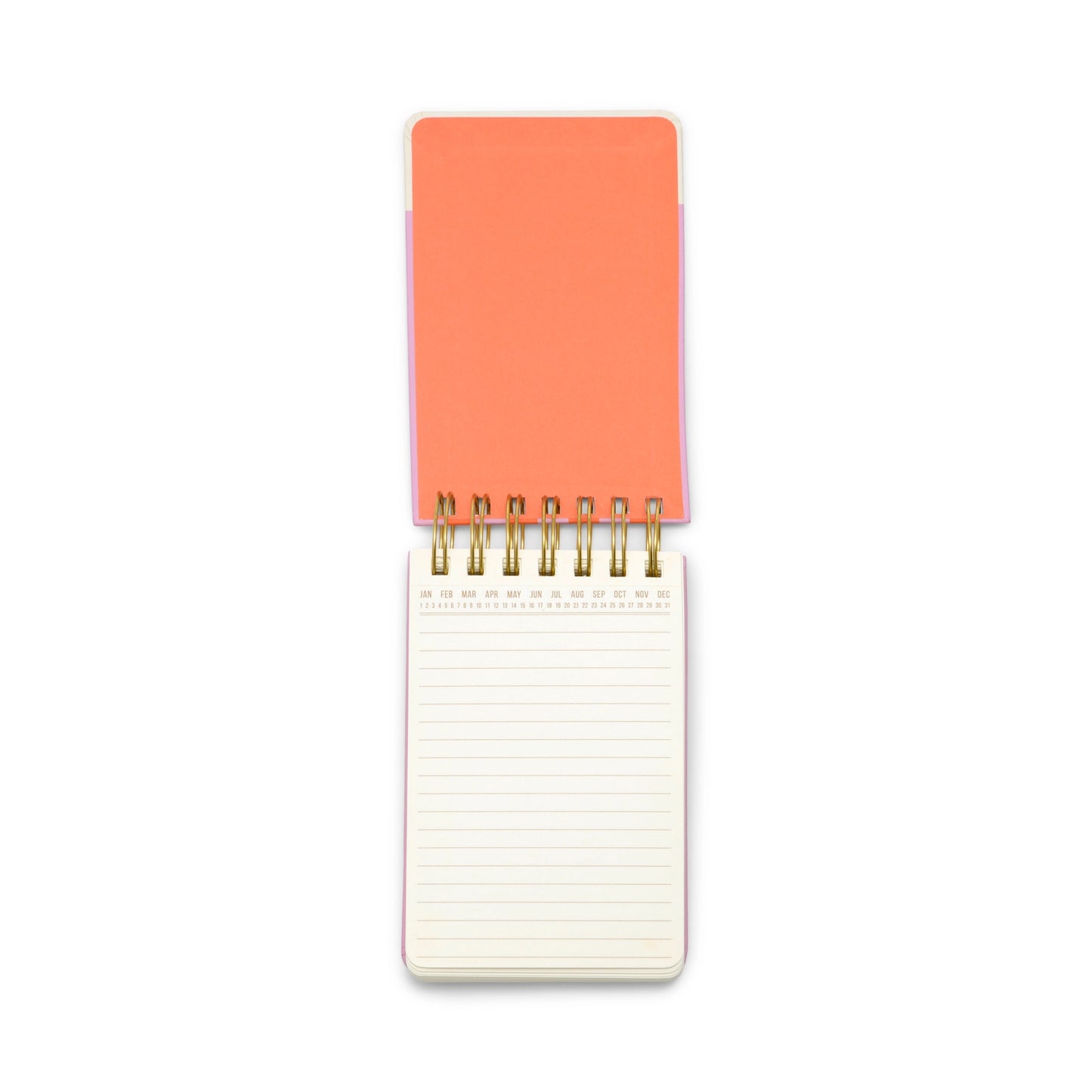 Chunky Twin-Wire Notepad - Pink Stripe