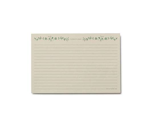 Artichoke Recipe Cards