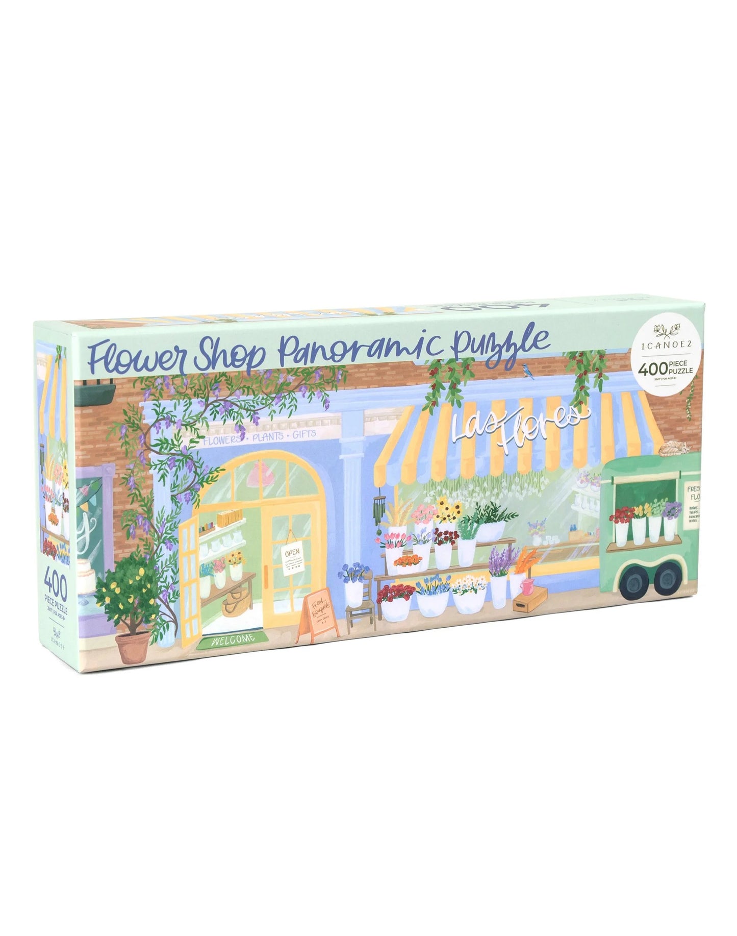 Flower Shop Panoramic Puzzle