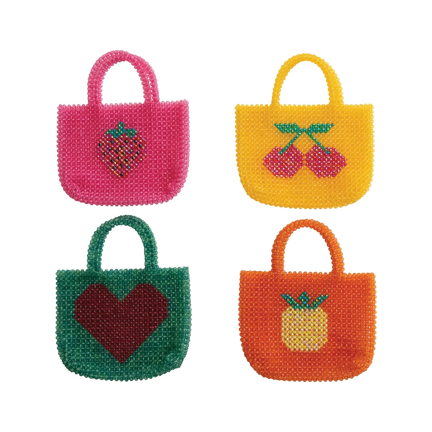 Acrylic Bead Icon Handbag